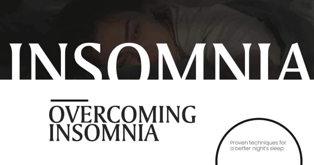 Overcoming Insomnia