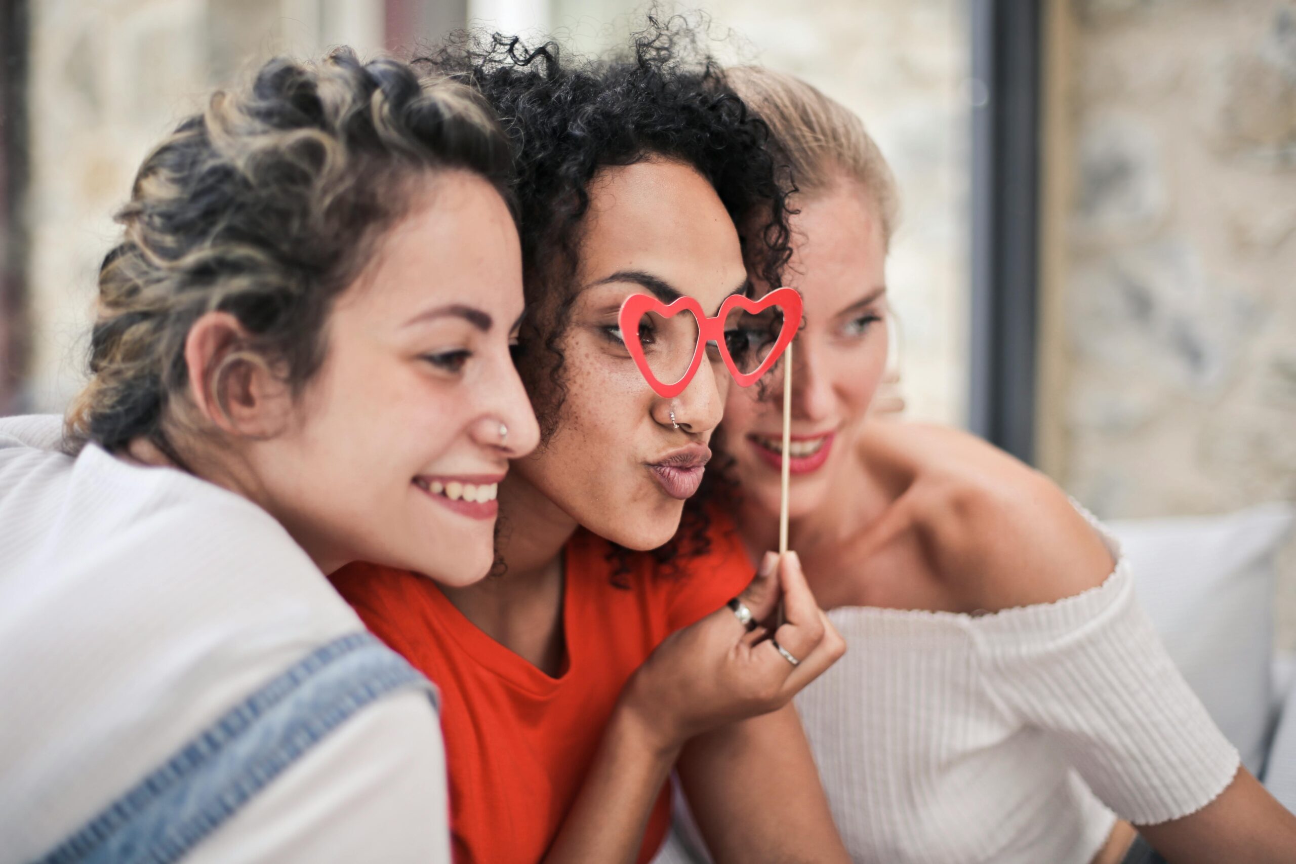 group of women taking a picture together