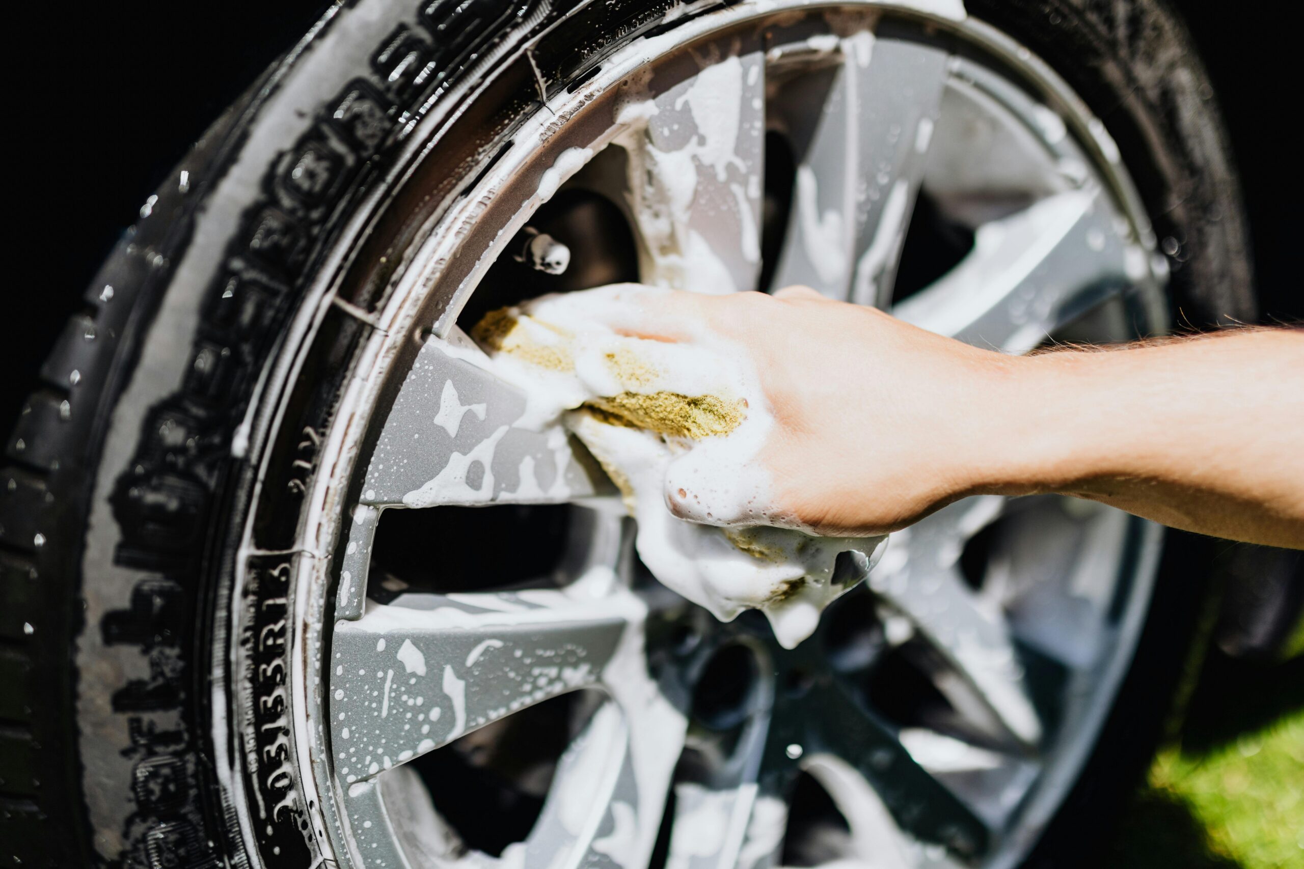 person working at an auto detailer shop