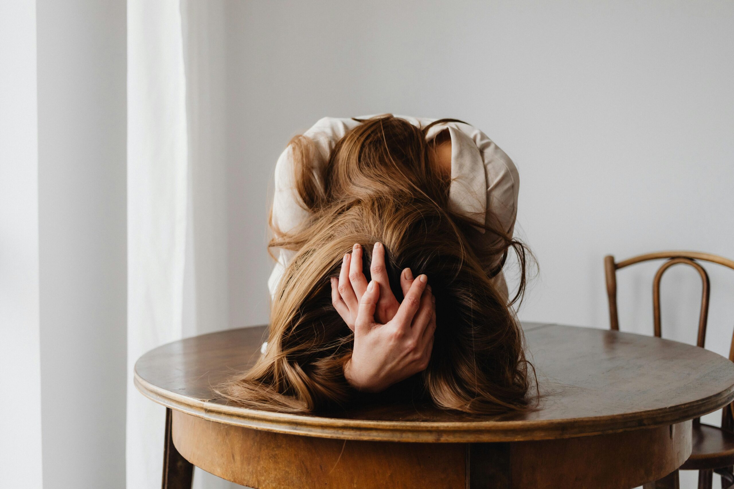 person having anxiety