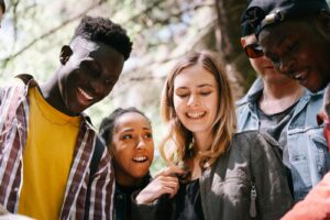 group of teens together
