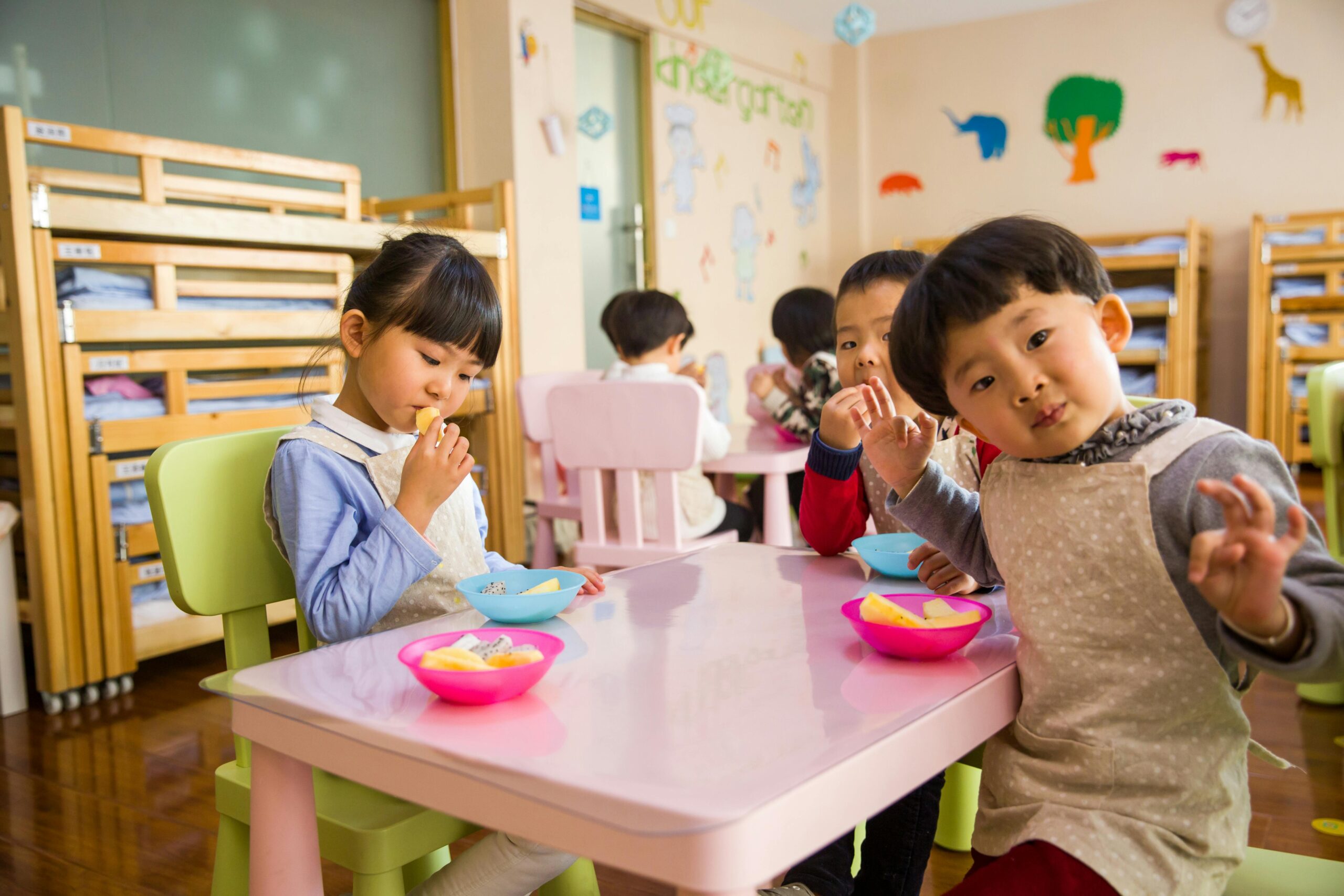 children in a classroom