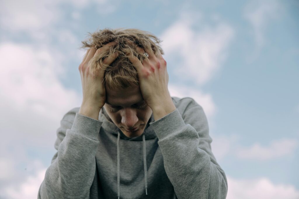 young teenage boy being bullied