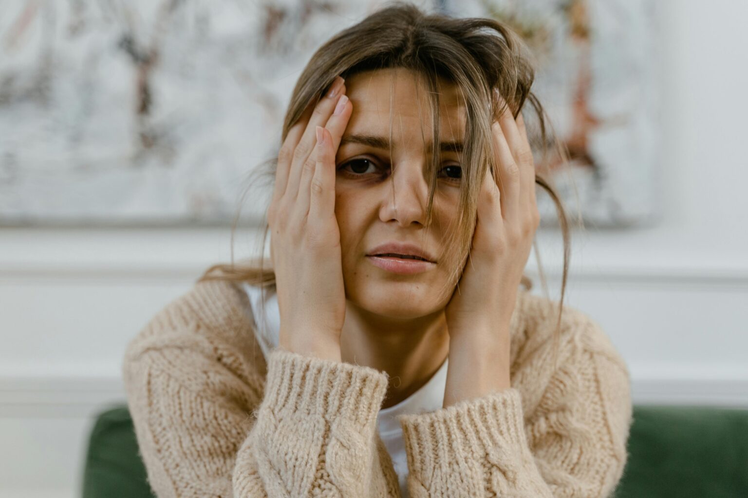 woman having emotional toll