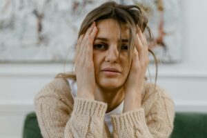woman having emotional toll