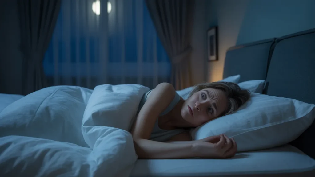 EMDR for Insomnia: End Nightmares and Restore Peaceful Sleep b2486bfc 9d6e 4ed9 93dc 60983d948c61 Person suffering with Insomnia
