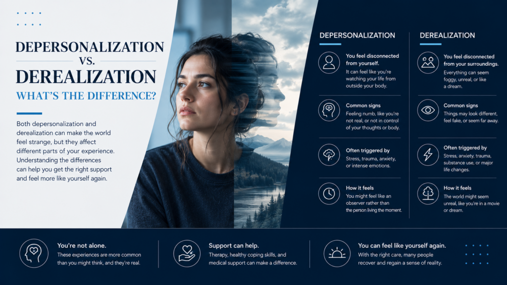 Depersonalization vs Derealization